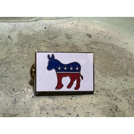Democrat Party Logo Pin
