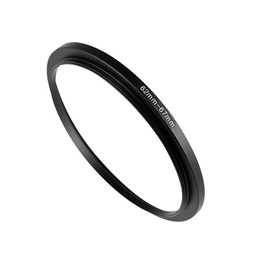 JOYTOLIN 62-67mm Metal Step-Up/Down Ring Adapter Compatible with Mirrorless Cameras DSLR Lens, UV CPL ND Filter Thread Converter, Black