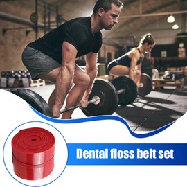 Exercise Bands | Elastic Band for Upper & Lower Body Exercise - Latex Waterproof Floss Strap Stretch Gym Accessories for Fitness, Men & Women