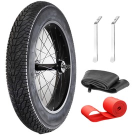 20/26x4 Fat Tires, All-Terrain Ebike Tire with Puncture Protection, 20/26x4 Bike Tires and Tubes, Fits E-Bike/Tricycle/Folding Bikes, High Grip Tread for Snow/Sand/Off-Road