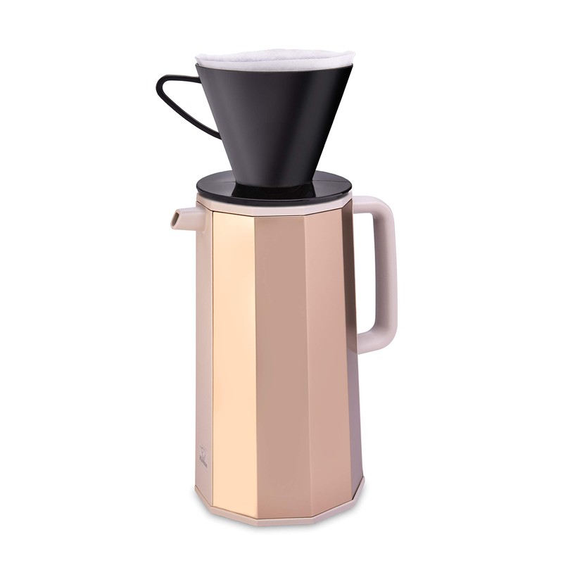 Zojirushi AH-EAE10NA Glass Vacuum Carafe, 1.0 Liter, Gold