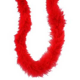 Touch of Nature 38009 Fluffy Boa, Deep Red