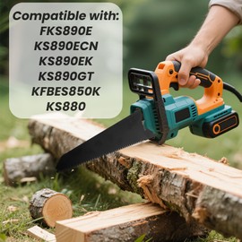 Reciprocating Saw Blades Compatible with Black and Decker Piranha Scorpion Saws, SSB229CT Carbon Steel Black Blades for Cutting Wood Plastic Hardwood (2Pcs)