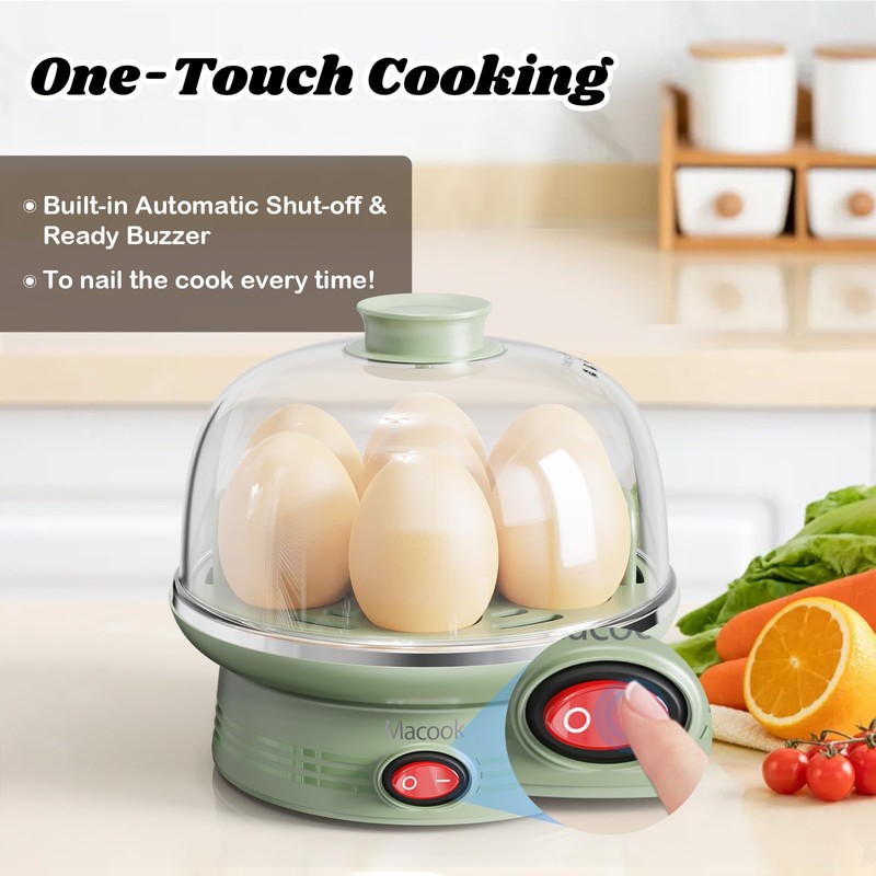 Rapid Egg Cooker, 7 Egg Capacity Electric Egg Cooker for