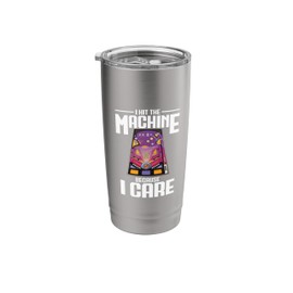 Pinball Player Game Enthusiast Nudging Gamer Pinballer Stainless Steel Insulated Tumbler