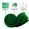 Sarhaana African Shower Net Djampe Exfoliating Bath Sponge Glove Flower