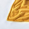 MOONLIGHT20015 Fleece Blanket Throws for Sofas - 400 GSM Mustard