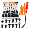 LOVJOYSE 240PCS Bumper Retainer Clips Car Plastic Rivets Fasteners Push