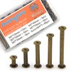 Alloypro 80 Pcs Phillips Chicago Binding Screws M5 x 10/20/30/40/50mm
