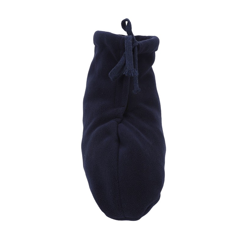 Men Women Cast Sock Dark Blue Soft Fleece Thick Adjustable