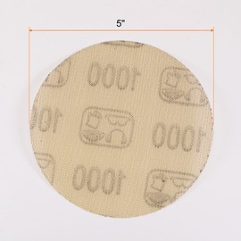 sourcing map Pack of 20 Mesh Sanding Discs 5 Inch Velcro Sanding Net 1000 Grit Dust-free Sanding Pads for Car Wood Drywall Metal Polishing & Sanding