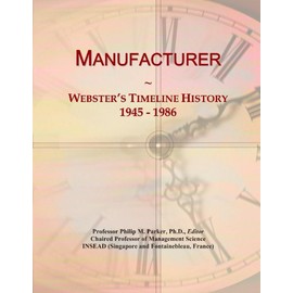 Manufacturer: Webster's Timeline History, 1945 - 1986
