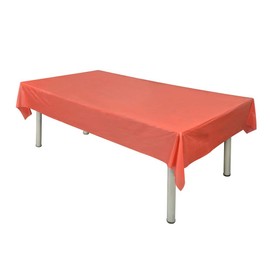Earth's Natural Alternative RED ECBT 2 Piece Eco-Friendly Compostable Tablecloth, 102x60