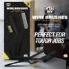 3pk Small Wire Brushes for Cleaning | Mini Wire Wool