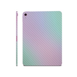 Carbon Fiber iPad Skin Compatible with Apple iPad A16 11 Gen (2025) - Cotton Candy - Premium 3M Vinyl Protective Wrap Decal Cover - Easy to Apply | Crafted in The USA by MightySkins