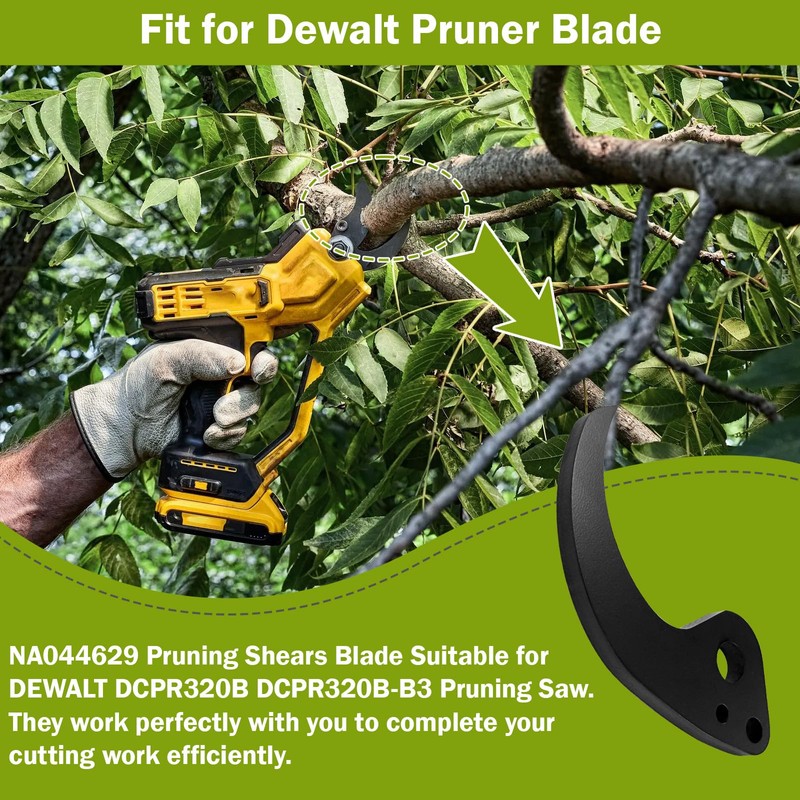 NA044629 Pruning Saw Blade Replacement for Dewalt Pruning Blades DCPR320B
