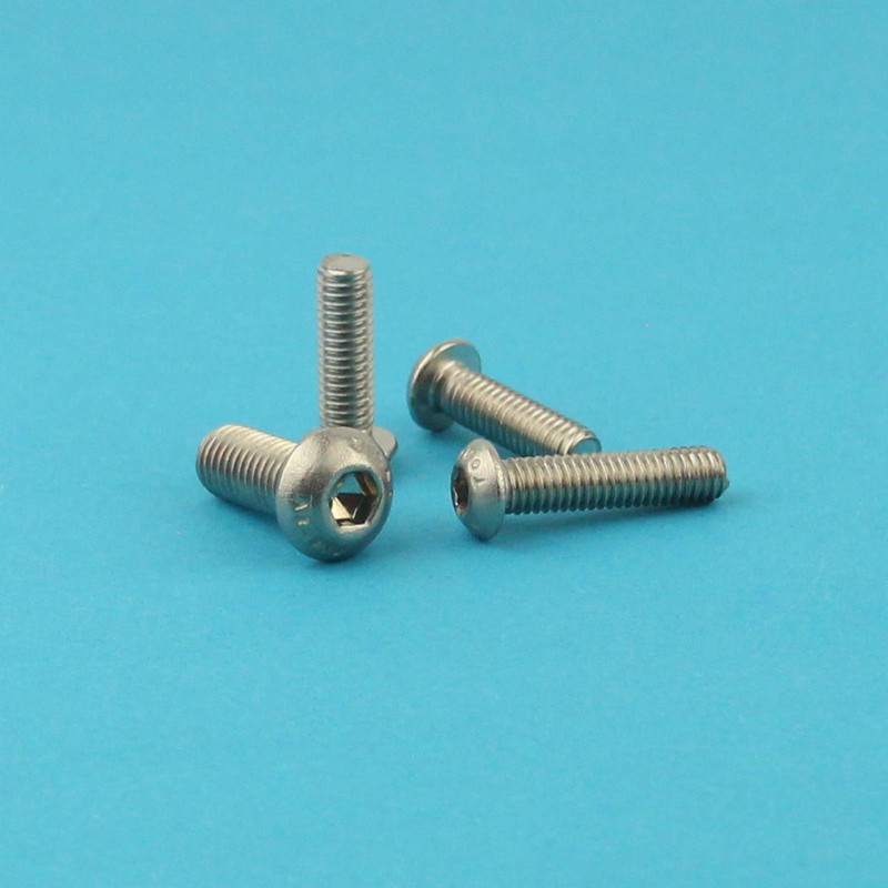 Eisenwaren2000 M4 x 12 mm Allen Key Rounded Head Screws