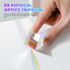 4 Pcs Crystal Optical Glass Prism, 30mm Triangular Prism for
