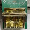 Mintcraft MINT CRAFT BRASS PLATED RECESSED SOAP HOLDER AND GRAB