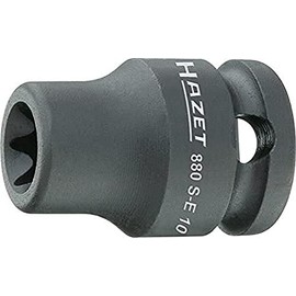 HAZET 880S-E12 28 mm E 12 Impact Torx Profile Socket - Phosphatised/Oiled