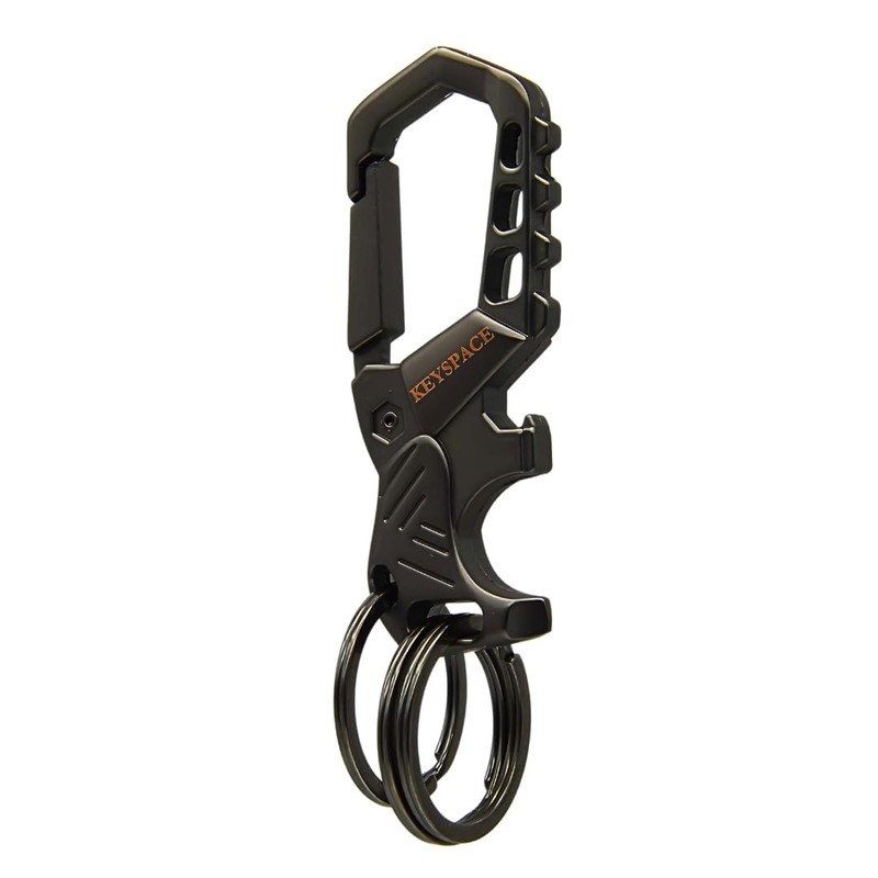KEYSPACE Keyring Carabiner with Bottle Opener – Key Release with