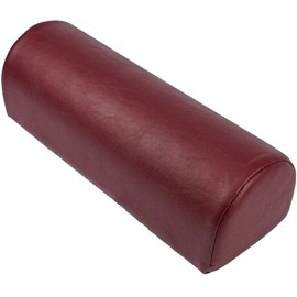 LLOYD Dutchman Roll (Flat Bottom) Massage Cushion, Ideal for Treatment of Intervertebral Discs, Ankle Support, Lying Position Pillow, Ruby