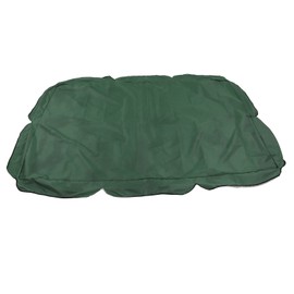 Outdoor Swing Canopy Silver Coated Oxford Cloth Waterproof Swing Chair Top Cover for Garden Sun Shade Accessory Dark Green