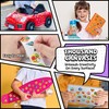 HORIECHALY Smelly Roll Stickers for Kids 4 Rolls, 1200 PCS