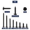 #10 x 1" Wood Screw 100Pcs Truss Head Phillips 18-8