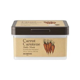 Skinfood Carrot Carotene Daily Mask 30 Sheets Moisture Soothing Pack / 스킨푸드 캐롯 카로틴 데일리 마스크 30매 수분 진정 팩