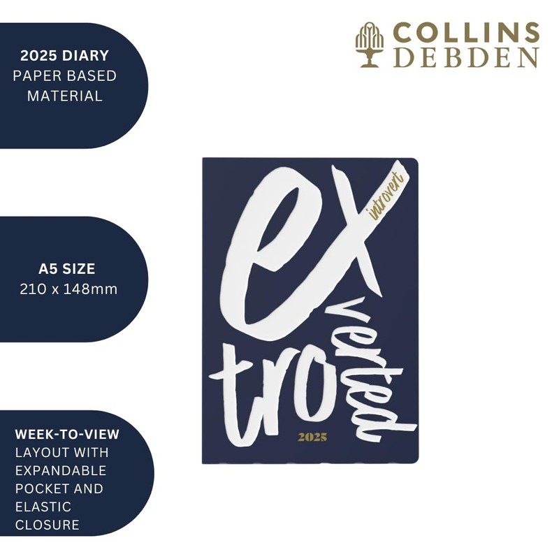Collins Expressive Type 2025 Planner - A5 Week to View