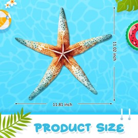 Humyoun 6 Pcs Pool Decals for Bottom of Pool Starfish Stickers Swimming Tile Patch Vinyl PVC Summer Underwater Decals Decoration Waterproof Wall Sticker