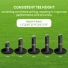 FINGER TEN Golf Rubber Tees Driving Range Value 5 Pack,