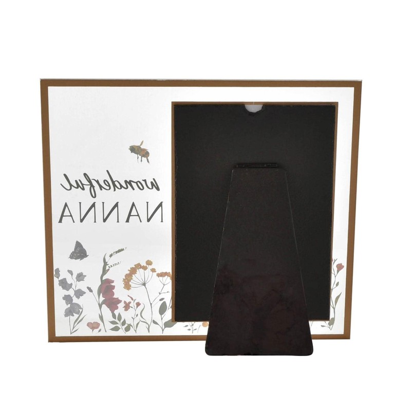 Floral Glass Photo Frame 4' x 6' - Nanna