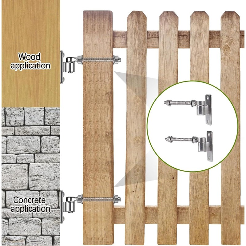 Stainless Steel J Bolt Gate Hinge with Dia M12 for