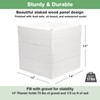 Large Decorative Wooden Planter with Universal Pole Support for String