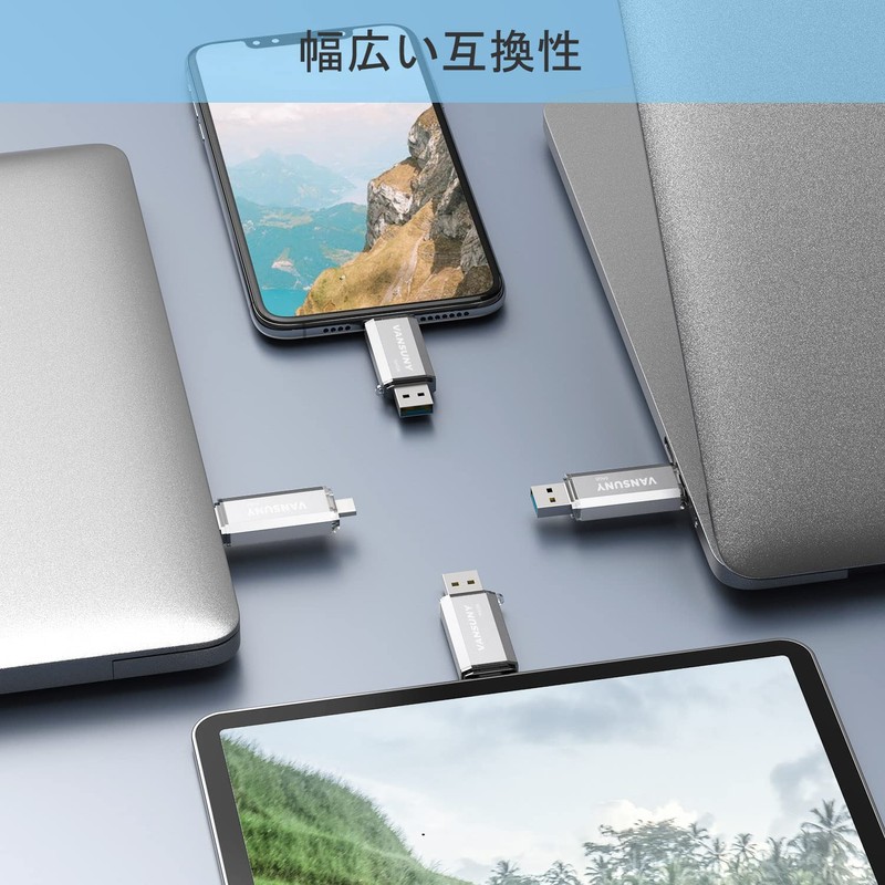 Vansuny USB Flash Drive Type-C 64GB High Speed Transfer Data