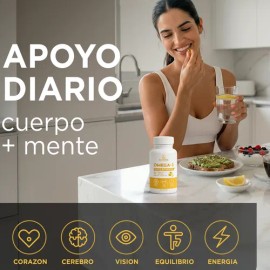 Klidzen Omega 3 3600mg Epa Dha 120 Softgel Limon Corazón