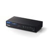Elecom EHC-G08MN4A-HJB Gigabit Switching Hub, 8 Ports, Metal Housing, Magnet
