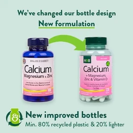 Holland & Barrett Calcium Magnesium Vitamin D & Zinc 120 Tablets