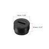 sourcing map Carbon Brush Holder Caps 14mm O.D. 7.5mm I.D.