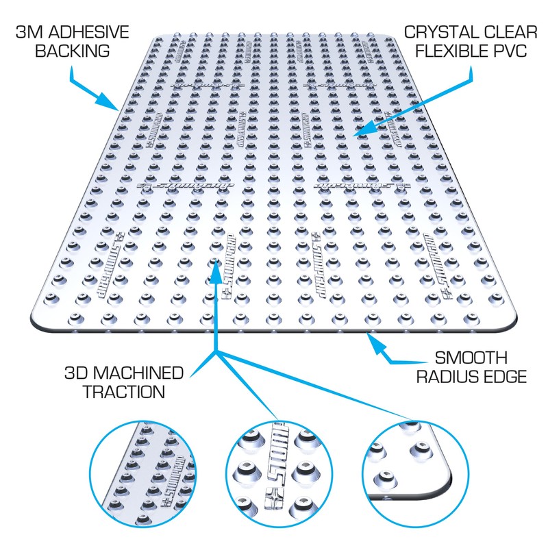 Stompgrip Premium All-Purpose 3D Griptape | Sheet | Volcano |