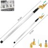 Csttler 2PCS Radiator Cleaning Wand Set, 8-Hole 39" 24" Water