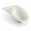 Generisch 24642 Camping Caravan Corner Washbasin White