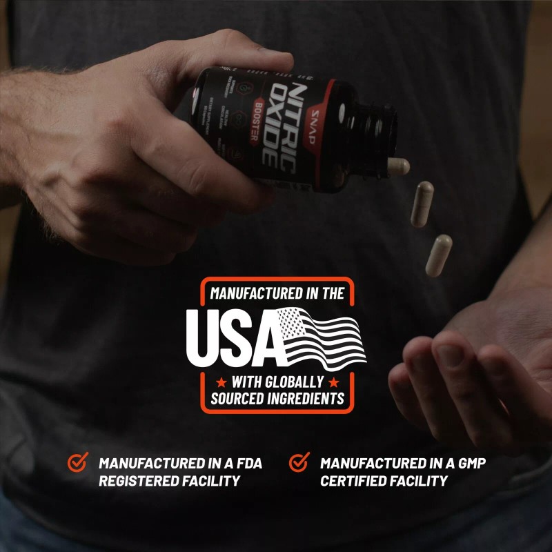 Snap Supplements Nitric Oxide Booster Supplement + Liver Health Support