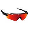Alphax Fire Red Polarized Replacement Lenses for Oakley Radar EV