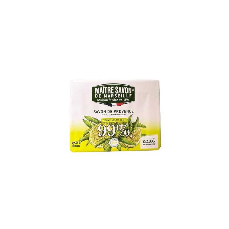 Maître Savon de Marseille Provence Soap Verveine Lemon - Extra