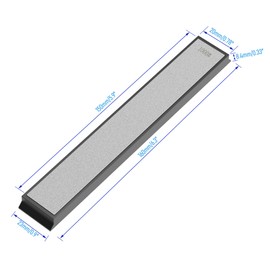 FOCMKEAS Diamond Sharpening Plate, Grit 1000 Knife Sharpener Stone, Knife Sharpening Stone for Kitchen Knife Sharpener Professional Sharpening Tool(#1000, With non-slip base）