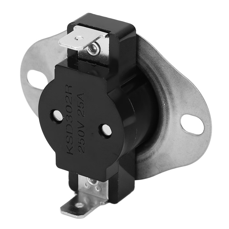 2PCS Snap Disc Temperature Switch Bimetal Engineering Plastic 25A Thermostat