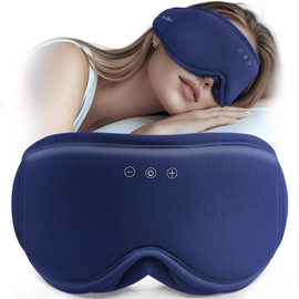 MUSICOZY Sleep Mask Headphones | 3D Organic Bamboo Cotton Eye Mask for Travel & Restful Sleep,Shift Work | Bluetooth 5.4 Sleep Headphone Cool Gadgets Gift for Men & Women!